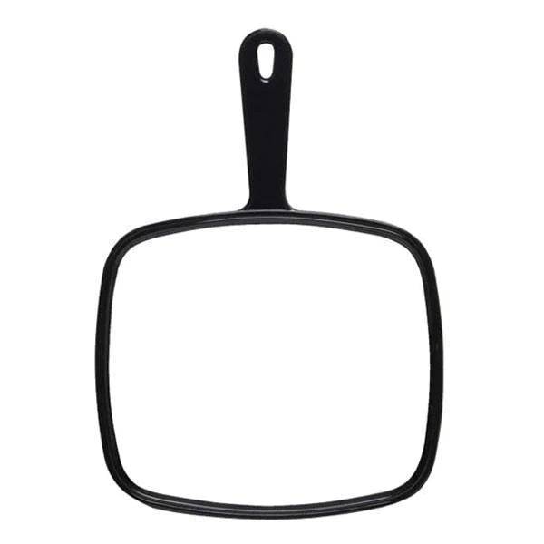 Large Black TV Mirror