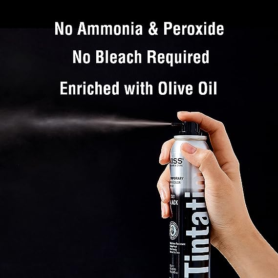 Kiss Tintation Temporary Hair Color Spray 2.82oz