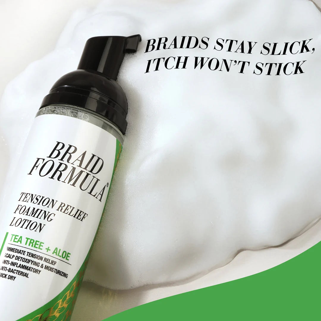 Braid Formula - Tension Relief Foaming Lotion 8.5 oz / 250ml
