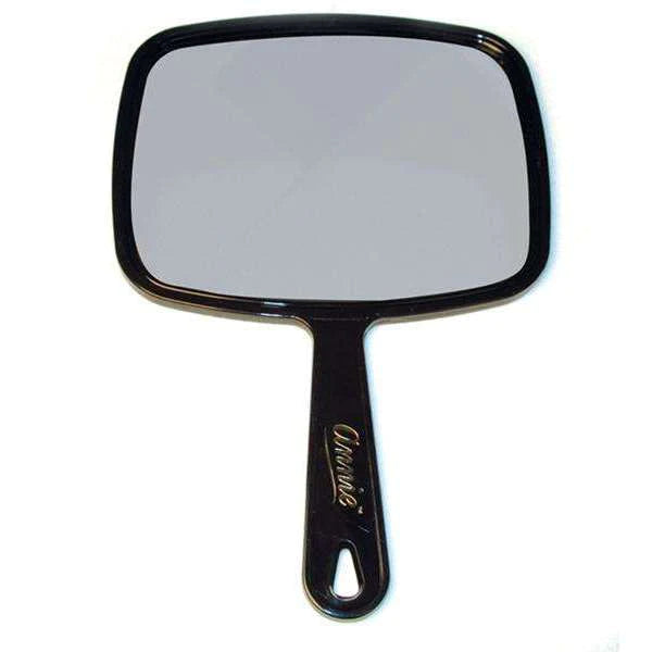 Large Black TV Mirror