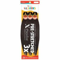 Lil Looks 3X Pre stretched Braid 32"