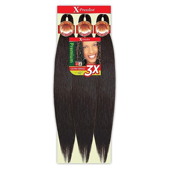 X-Pression 3x Up Pre stretched Braid 52"