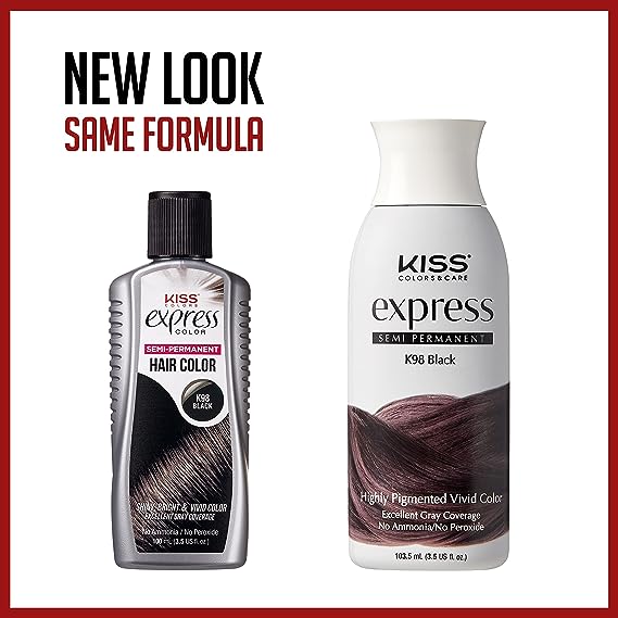 Kiss Express Semi-Permanent Hair Color 3.5 oz