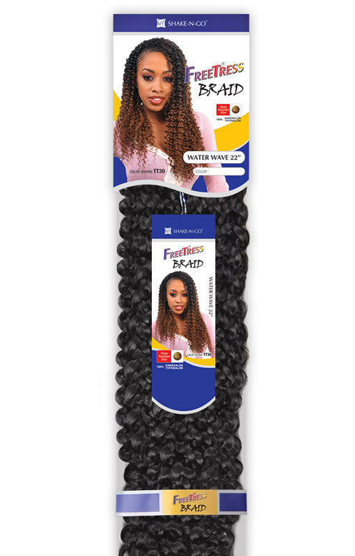 FreeTress Braid Crochet - Water Wave 22'